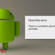 Android Parse Error Problem Parsing Package