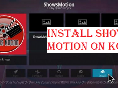 Install Shows Motion on Kodi