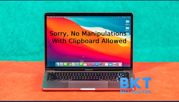 How to Fix Sorry, No Manipulations With Clipboard Allowed Error