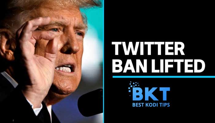 Trump`s Twitter ban lifted