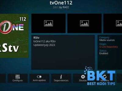 How to Install TVONE112 Addon on Kodi
