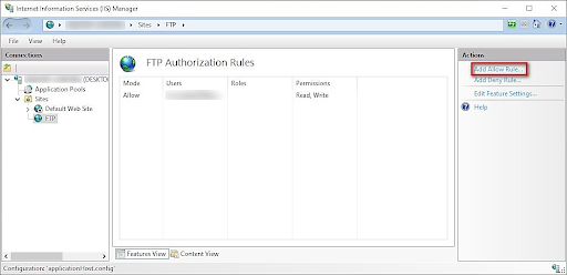 setup FTP Server in Windows 10