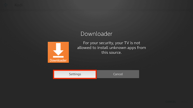 downloader settings - Downloader on Firestick